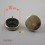 Round 30 mm diam. Steel base plastic nail glide