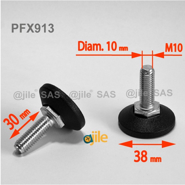 Bulloni A Vite M10 X 30mm | Testa A Vanga In Acciaio Zincato | Confezione Da 4 Pezzi - Foto 1
