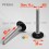 M10 x 80 mm Nivellierfuss 38mm Diam - Gewinde: Stahl verzinkt, Fuss: Kunststoff