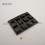 Square 13 mm Thick Bumper Stop - Adhesive BLACK - Thickness 6 mm