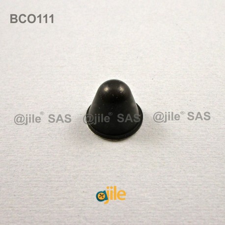 Cone 18 x 14 mm Bumper Stop Adhesive - BLACK - Ajile