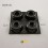 Bumper Stop Adhesive Recessed BLACK diam. 22 mm