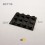 Bumper Stop diam. 13 mm Thick Adhesive Round BLACK Thickness 6.4 mm