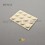 Bumper Stop diam. 13 mm Adhesive Round WHITE Thickness 3.5 mm