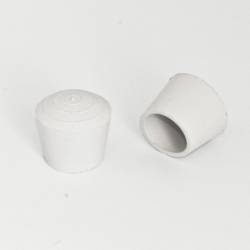 Round rubber ferrule diam. 22 mm WHITE floor protector - Ajile 2