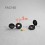 Diam. 5 mm screw hinged snap cover cap - BLACK