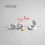 Diam. 5 mm screw hinged snap cover cap - WHITE