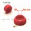 M6 diam. secure nut and bolt protection cap - RED