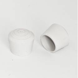 Round rubber ferrule diam. 25 mm WHITE floor protector - Ajile 2