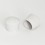 Embout enveloppant rond diam. 25 mm Caoutchouc BLANC