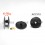 Rivetto spess. 6 a 10 mm a cricchetto per cartoni/assemblaggio di pannelli - Plastica - NERO
