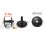 Rivetto spess. 6 a 22 mm a cricchetto per cartoni/assemblaggio di pannelli - Plastica - NERO