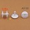 Rivetto spess. 6 a 22 mm a cricchetto per cartoni/assemblaggio di pannelli - Plastica - BIANCO