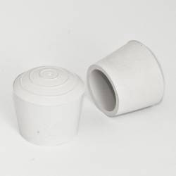 Round rubber ferrule diam. 30 mm WHITE floor protector - Ajile 2