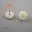 25 mm Kunststoff Nagelgleiter WEISS