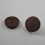 30 mm diam. Plastic nail on furniture glide BROWN