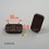 30 x 18 mm Rectangular furniture glide BROWN