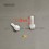 Vite M5 x 20 mm di plastica a spacco con testa zigrinata diam. M5 lunghezza 20 mm