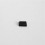 Square 10 mm Flat Bumper Stop - Adhesive BLACK - Thickness 2,5 mm