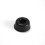 22.3 x 10.2 mm Zylindrisch vertieft selbsklebende antirutsch Gummifüsse - SCHWARZ