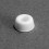 Piedino 22,3 x 10,2 mm adesivo cilindrico con incavo - BIANCO