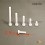 M2 x 16 DIN933 : Plastic hex. Bolt for 4 mm wrench: diam. M2 length 16 mm