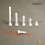 M4 x 12 DIN933 : Plastic hex. Bolt for 7 mm wrench: diam. M4 length 12 mm