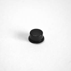 Bumper Stop  diam. 13 mm Thick Adhesive Round BLACK Thickness 6.4 mm - Ajile 1