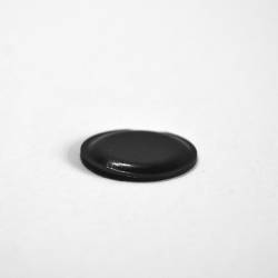 Bumper Stop diam. 19 mm Extra Flat Adhesive Round BLACK Thickness 1.9 mm - Ajile 1
