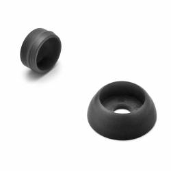 M6 diam. secure nut and bolt protection cap - BLACK