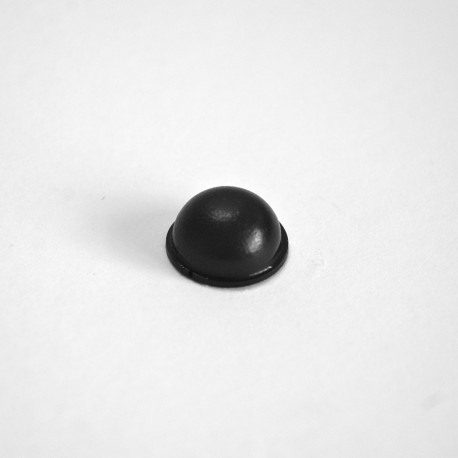 Butée Adhésive Dôme Noire diamètre 16 mm