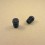 Inserto scivolante 18 mm diam. Inserto tondo scivolante per mobili - NERO