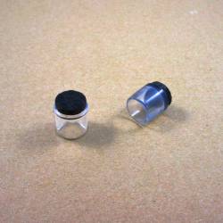 14 mm diam. Clear round ferrule insert with felt base for furniture legs. - Ajile 2