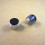 Embout rond diam. 22 mm enveloppant glisseur en plastique transparent feutre pour pied de chaise
