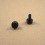Puntale di diam. 14 mm a fungo con diam. 6 mm in plastica con feltro.