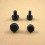 18 mm diameter push-in feet with felt base for 8 mm diameter insertion hole.