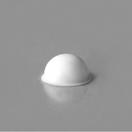 Bumper Stop diam. 16 mm Adhesive Dome WHITE Thickness 8 mm