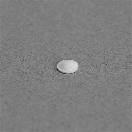 Bumper Stop diam. 6 mm (small) Adhesive Dome WHITE Thickness 1.6 mm