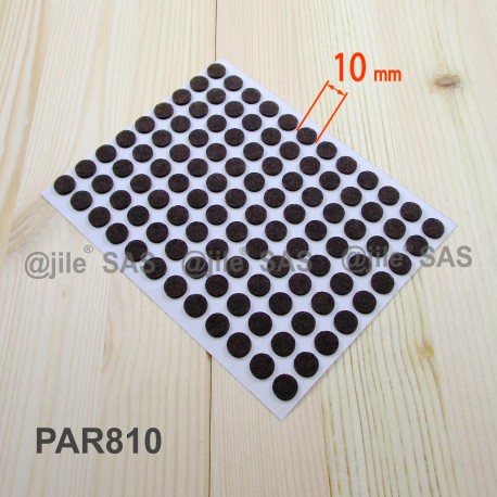 24MM Diameter Felt Pads for Furniture Feet 5MM Thick Chair Leg Floor Protectors Furniture Felt Pads Furniture Pads with Easy Screw Installation are Ideal Floor Protector Pads
