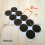 45 mm diameter round felt pads BROWN - sheet of 10 stick-on furniture pads.