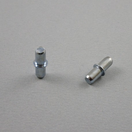 Divided 5mm pin shelf rest - Zinc plated steel - Ajile