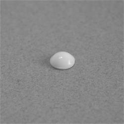 Bumper Stop diam. 10 mm (large) Adhesive Dome WHITE Thickness 4 mm - Ajile 1