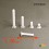 Vite M8 x 60 mm DIN963 di plastica, svasata con testa a spacco diam. M8 lunghezza 60 mm