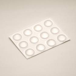 9.5 x 3.8 mm Kugelförmige selbsklebende antirutsch Gummifüsse - DURCHSICHTIG - Ajile 1