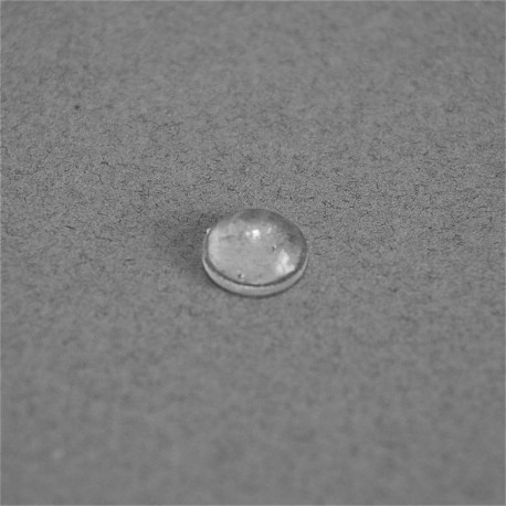 Piedino 9,5 x 3,8 mm sferico adesivo - TRASPARENTE