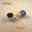 Embout rond diam. 22 mm enveloppant glisseur en plastique transparent feutre pour pied de chaise