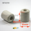 Tall 30 mm diam. cylndrical screw-on rubber foot WHITE