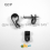 Nylon cable / P clamp diam 12.7 mm BLACK for tube / pipe