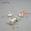 Plastic binding screws with 12 mm capacity - WHITE