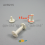Plastic binding screws with 15 mm capacity - WHITEeur en plastique BLANC